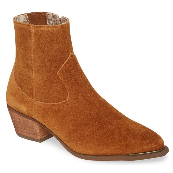 Band of Gypsies Creed Rust Suede Booties - Picture 4 of 4